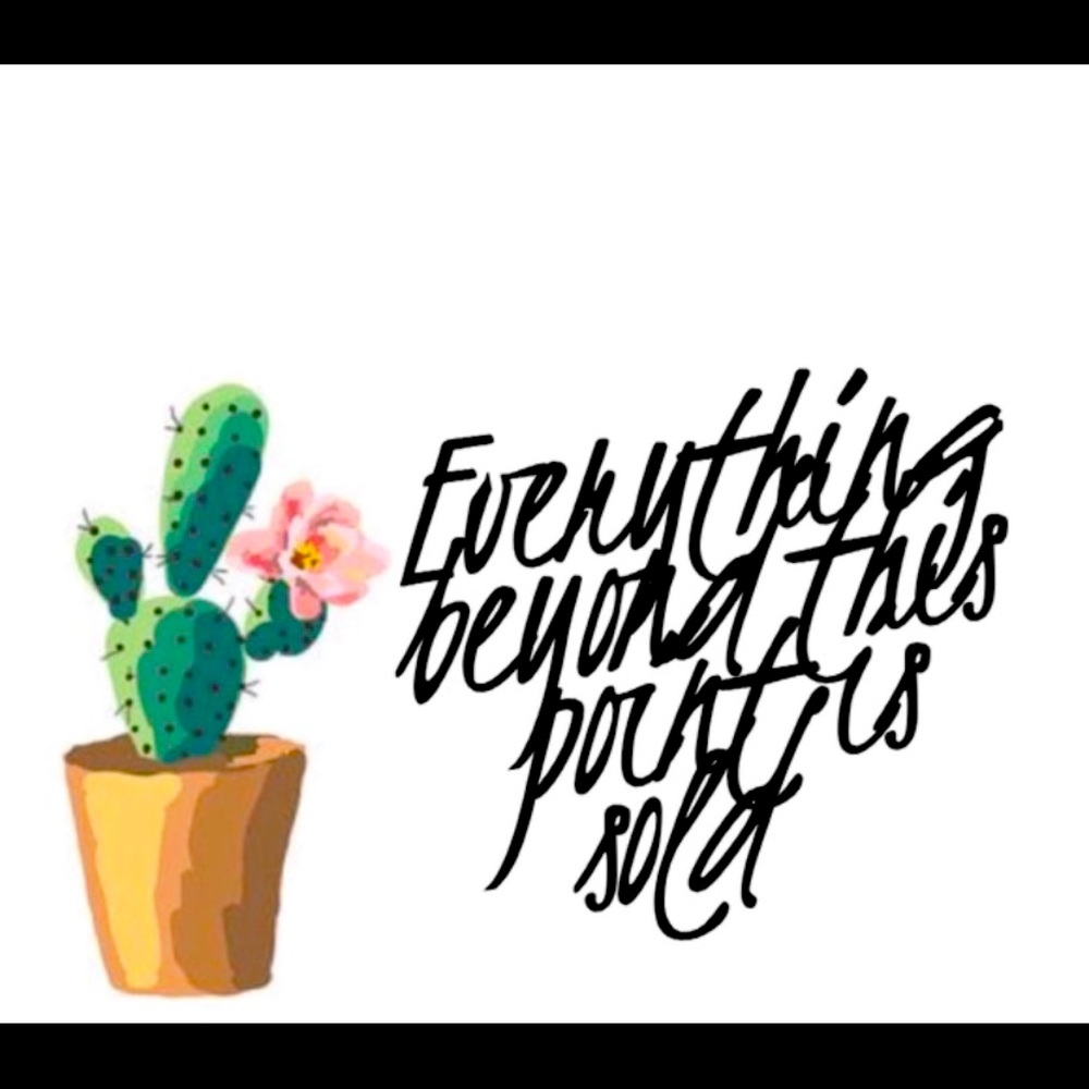 Everything Beyond This Point Is Sold!